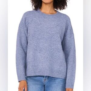 NWT Parker Pullover sweater with Embroderie